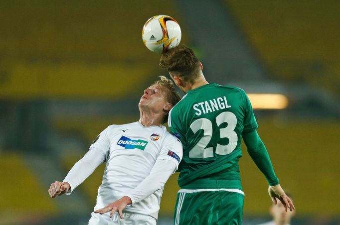 EL, Rapid Vídeň-Plzeň: Stefan Stangl - František Rajtoral