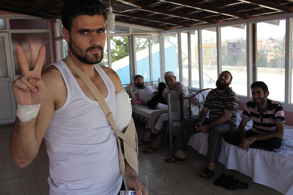 Foto: Člověk v tísni - Léčba zraněných Syřanů v Turecku