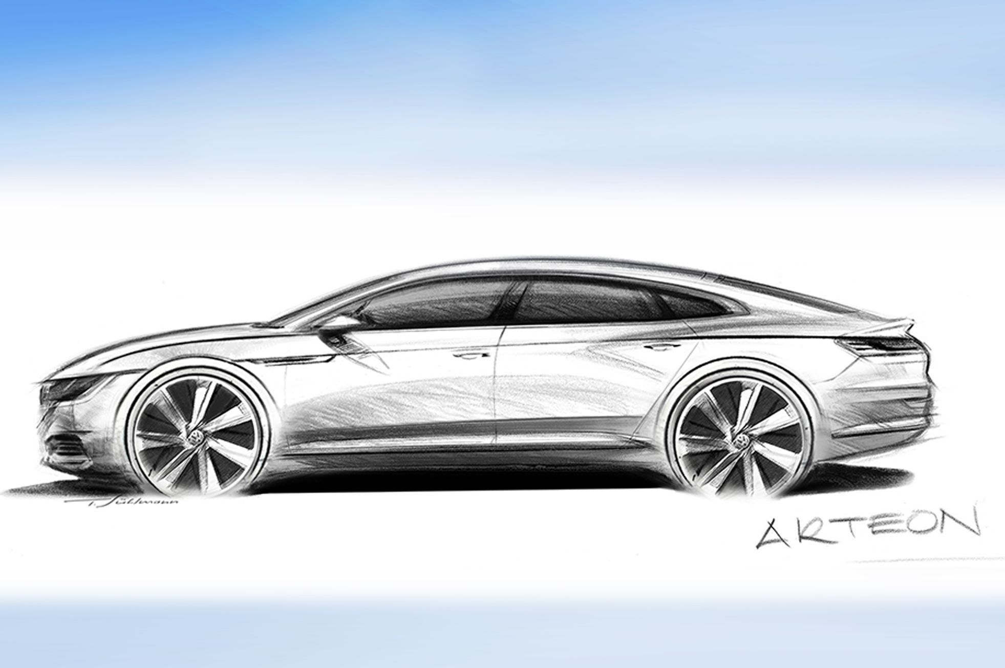 Volkswagen Arteon kresba