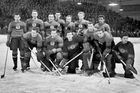 Hokejový tým Rudá hvězda Brno v roce 1955