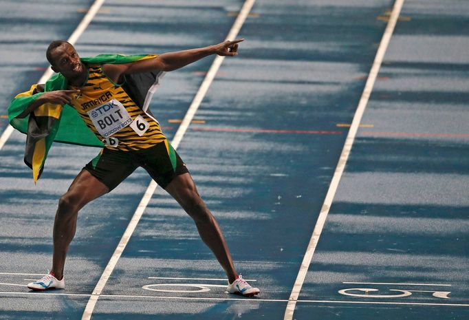 MS v atletice 2013, 100 m - finále: Usain Bolt