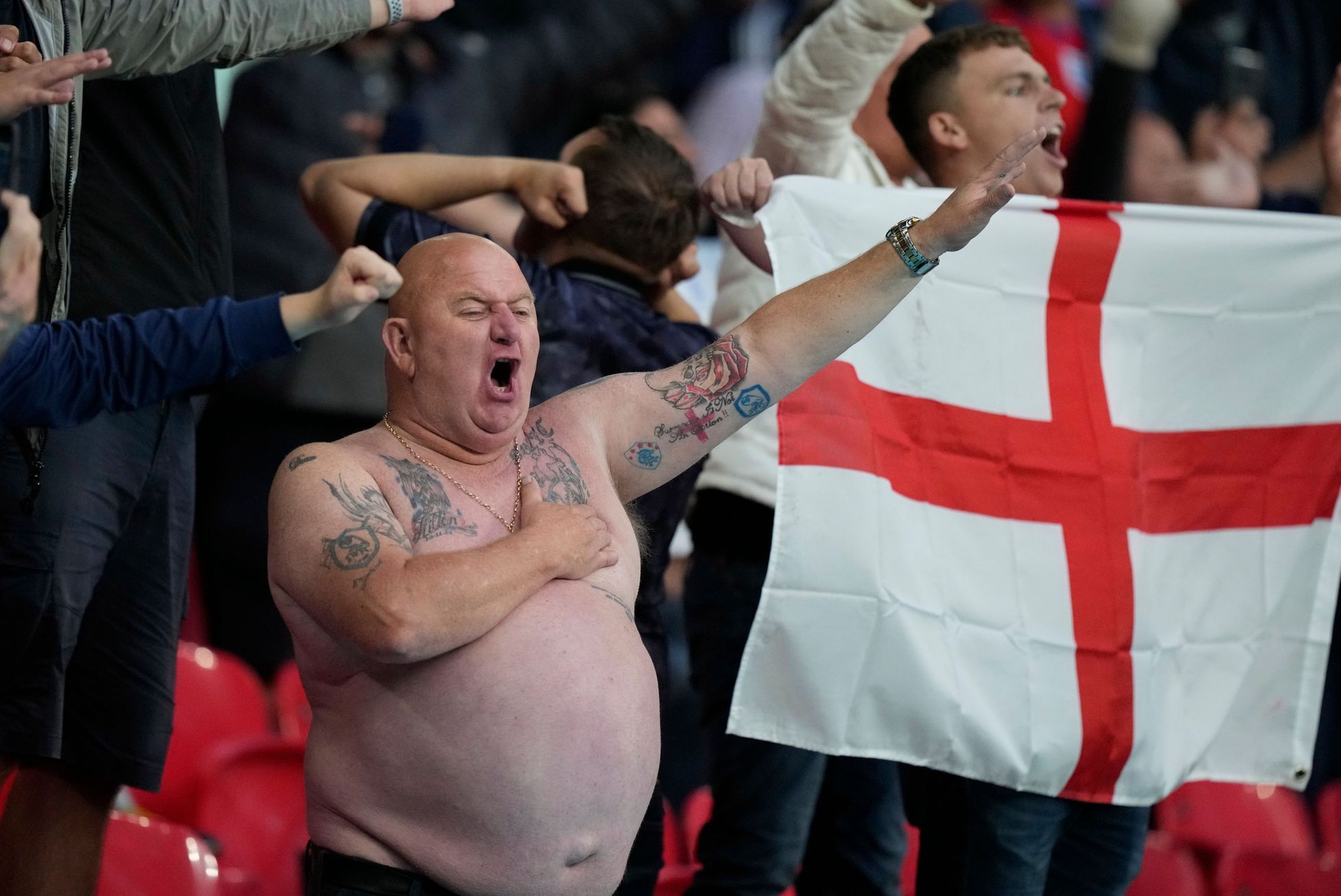 Fanoušci na Euru 2020: Anglie
