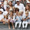Wimbledon 2017: Mirka Federerová a děti