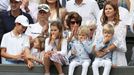 Wimbledon 2017: Mirka Federerová a děti