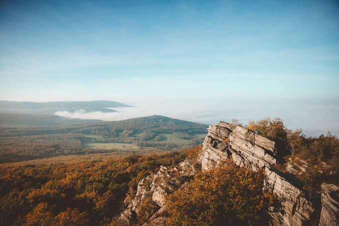 Slovenské pohoří Tribeč.