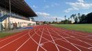 Zrekonstruovaný atletický stadion v Hodoníně