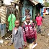 Slum Kibera v Keni