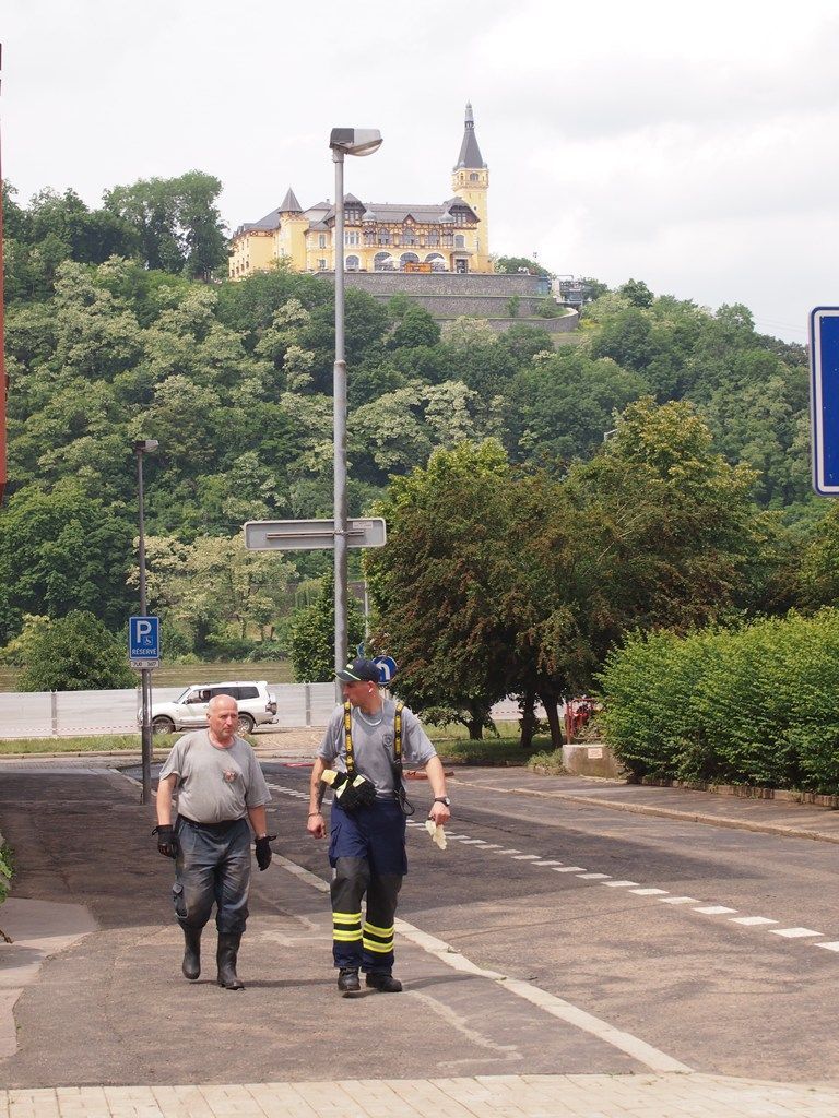 Povodeň červen 2013 - Ústí nad Labem 9. 6.