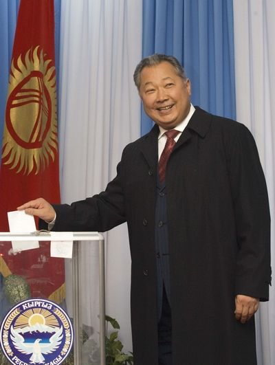 Kyrgyzský prezident volí