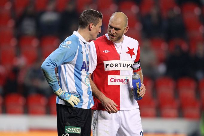 GL, Slavia-Teplice: Martin Latka - Tomáš Grigar