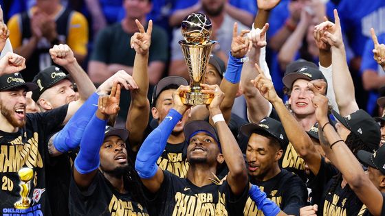 Basketbalisté Oklahomy slaví titul v NBA