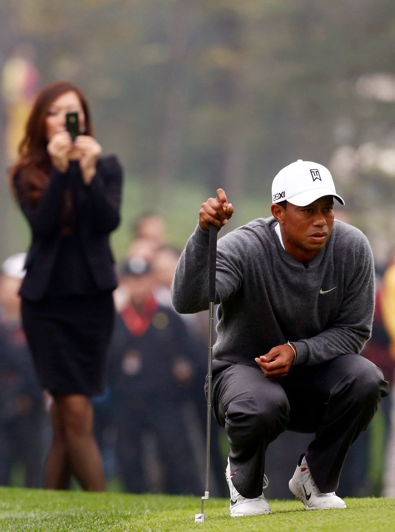 Čínská exhibice mezi Rorym McIlroyem a Tigerem Woodsem