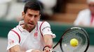 Novak Djokovič v 2. kole French Open.