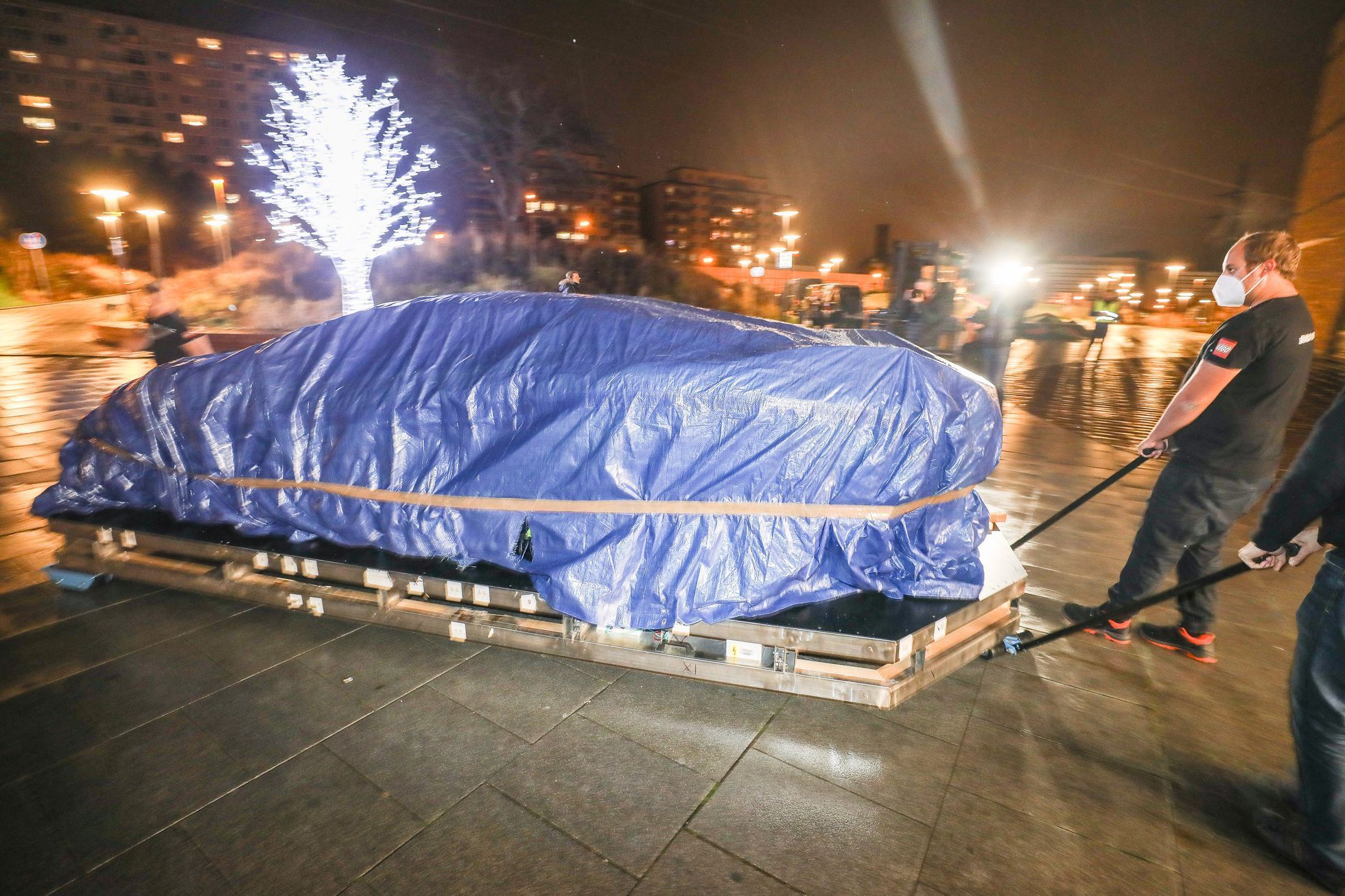 Lamborghini Sian z Lega v Obchodním centru Chodov