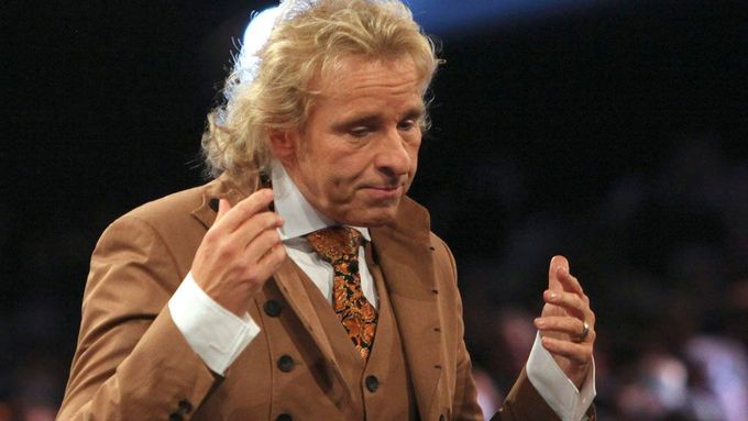 Thomas Gottschalk při vysílání osudového dílu soutěže