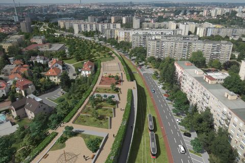 Spořilovská - vizualizace