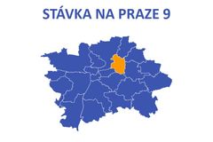 Dopravní situace v době stávky - Praha 9