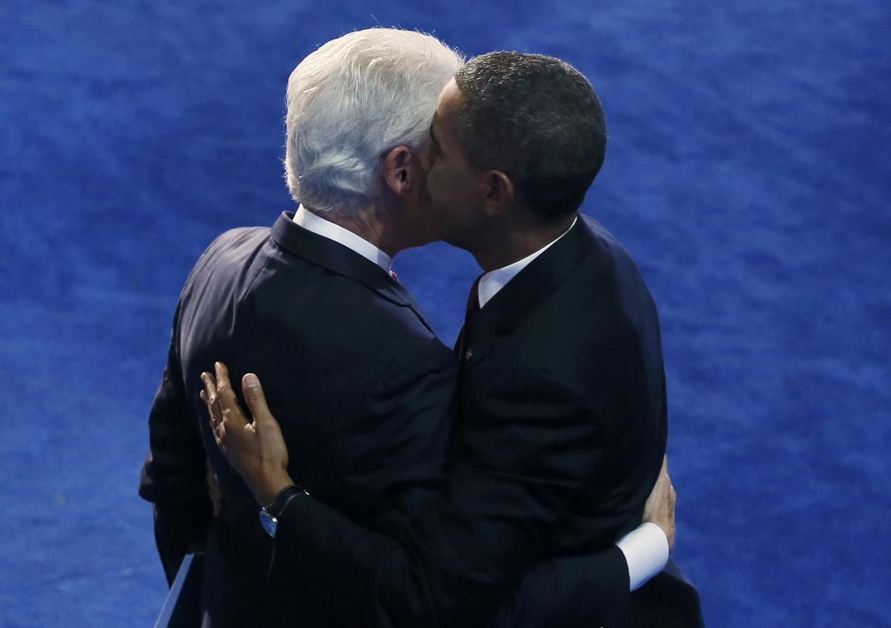 Bill Clinton na sjezdu Demokratické strany