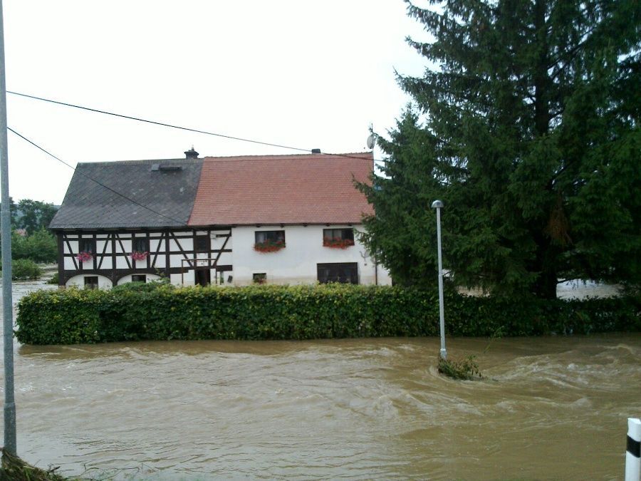 Povodně srpen 2010 - Hrádek nad Nisou