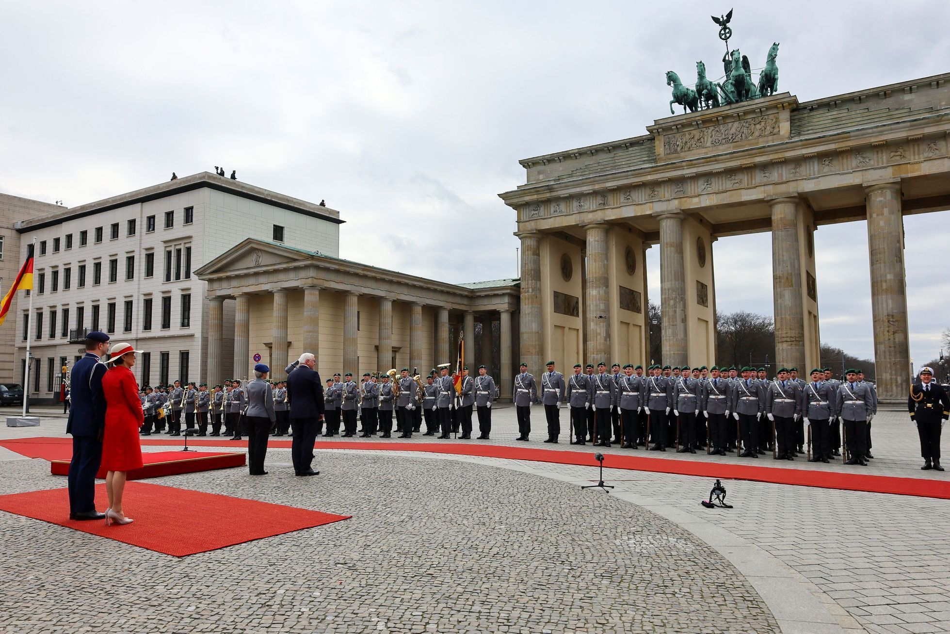 Elke Buedenbenderová a Frank-Walter Steinmeier.