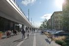 Nejvýraznějším prvkem modernizace úseku bude nová stanice Praha Bubny, která vznikne za Negrelliho viaduktem a bude propojena podzemním vestibulem se stanicí metra C Vltavská. Architektonické ztvárnění nádraží se třemi nástupišti a čtyřmi kolejemi má na starosti studio Jakub Cigler Architekti. Nádraží by se podle starosty Prahy 7 Jana Čižinského mělo stát spolu s budovou pražské filharmonie přirozeným centrem nové čtvrti a zároveň i hlavním bodem její dopravní obslužnosti.