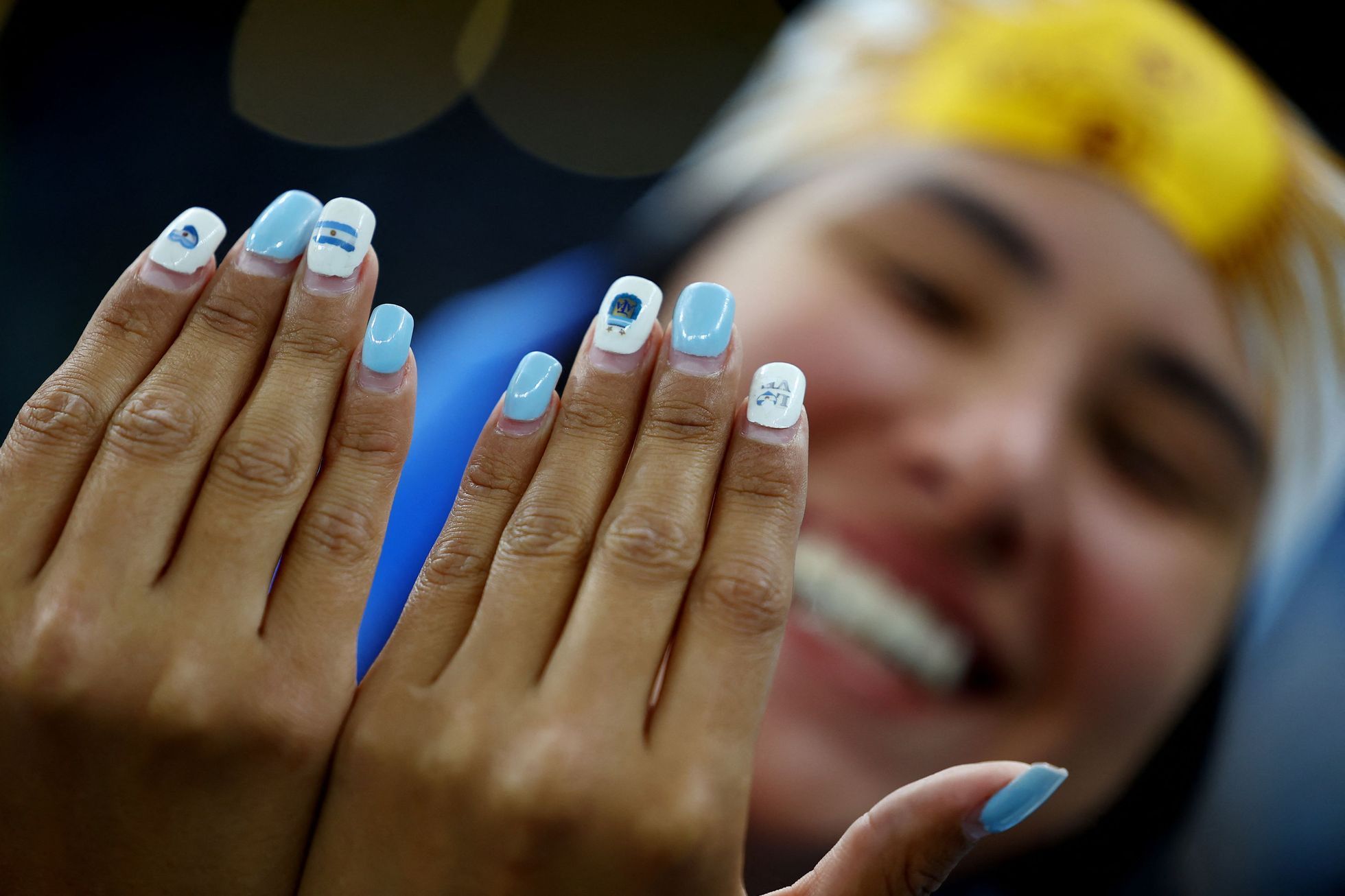 Fanoušci na semifinále MS 2022 Argentina - Chorvatsko