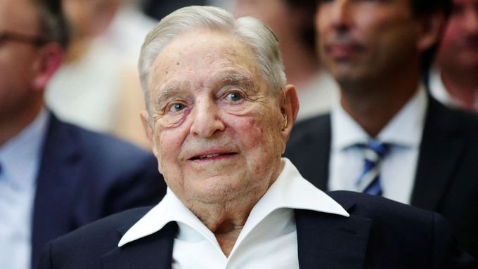 Finančník a multimiliardář židovského původu George Soros.