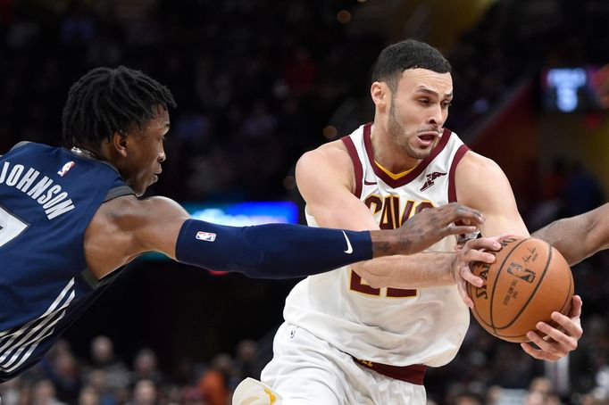 basketbal, NBA 2017/2918, Cleveland - Detroit, Larry Nance Jr. (Cleveland)