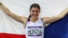 Česká překážkářka Zuzana Hejnová během bronzového finále na 400 m překážek během OH 2012 v Londýně.