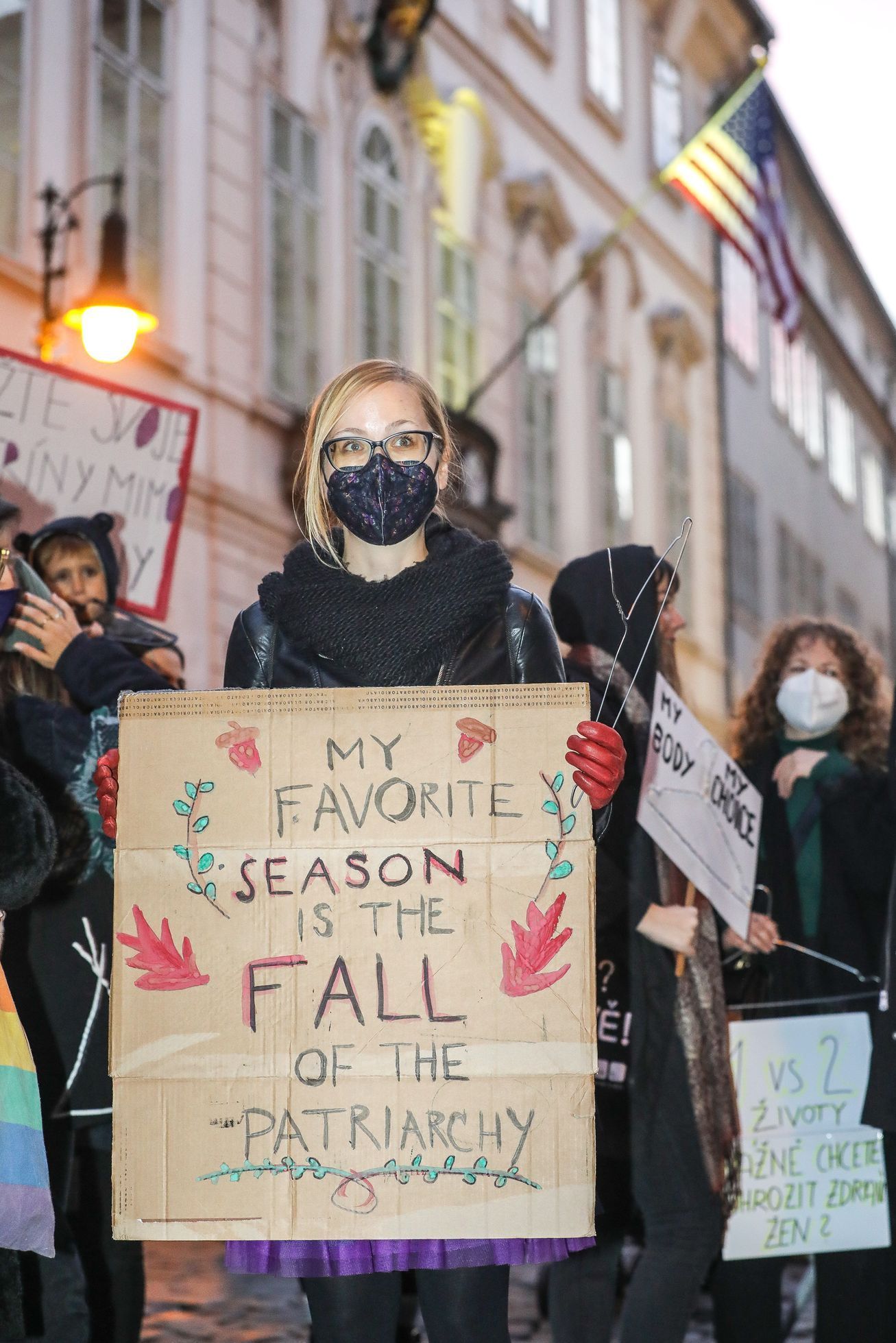 Pochod za právo na bezpečný přístup k potratům, demonstrace, interrupce