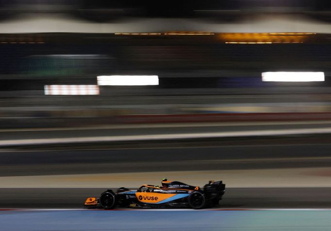 Testy F1 v Sáchiru 2022: Lando Norris, McLaren