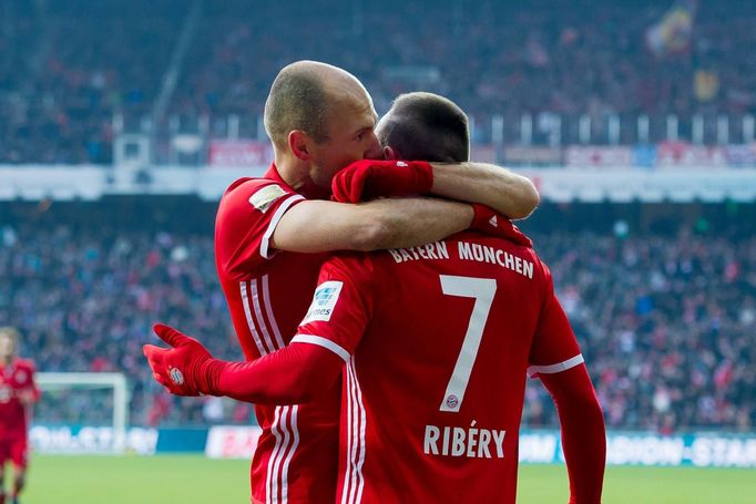 Arjen Robben a Franck Ribéry