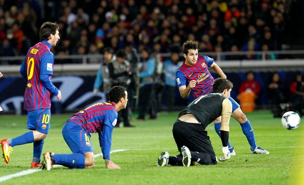 MS klubů: Barcelona - Santos (Fábregas)