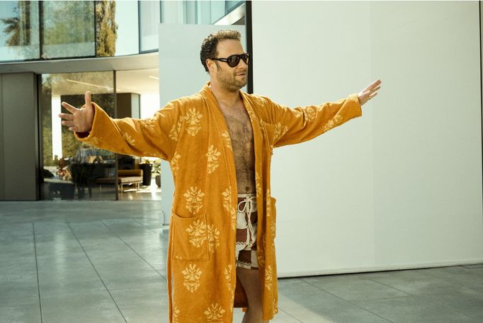 Seth Rogen jako boháč Jeff ve filmu Boží úlet.