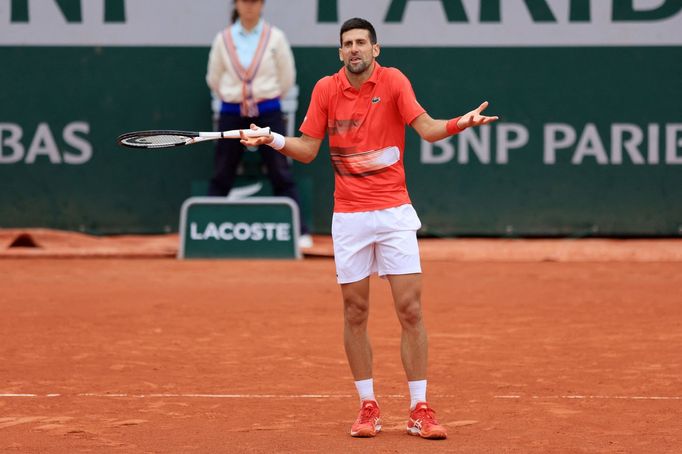 French Open 2022, 4. den (Novak Djokovič)