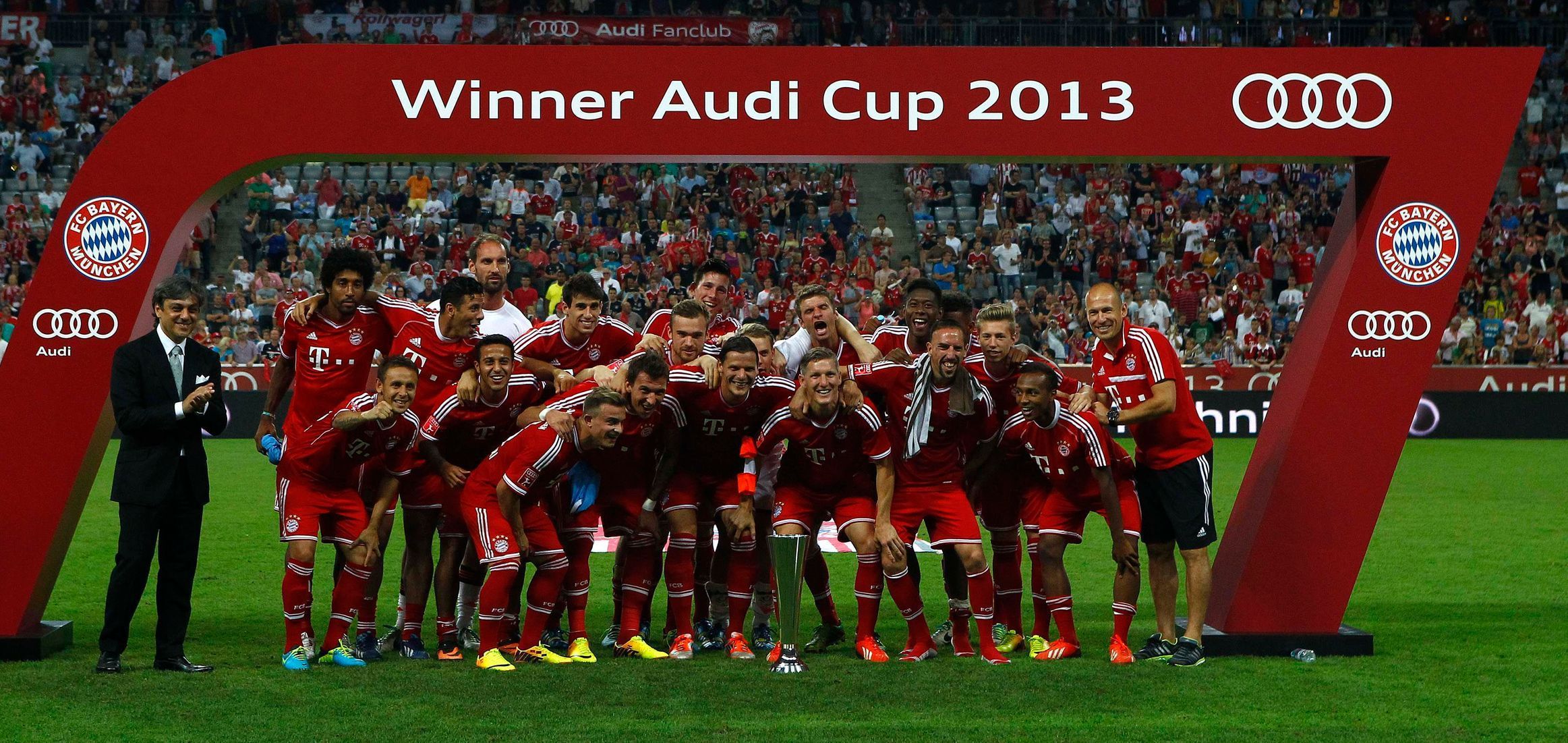 Bayern Mnichov slaví triumf v Audi Cupu 2013