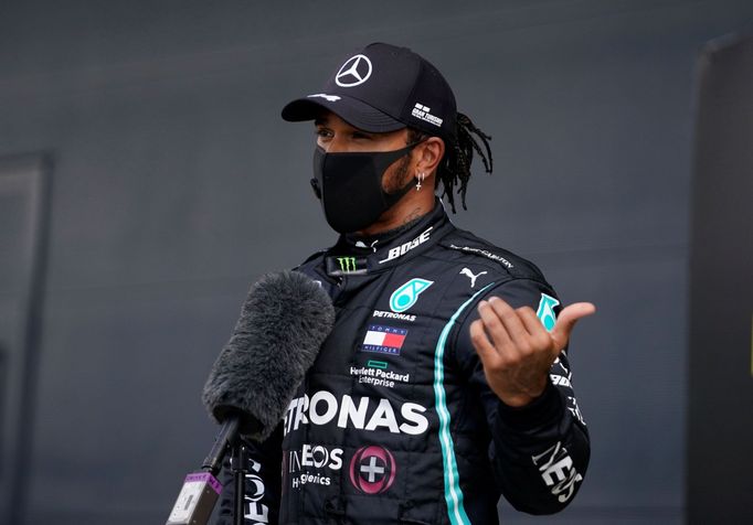 Lewis Hamilton při VC velké Británie