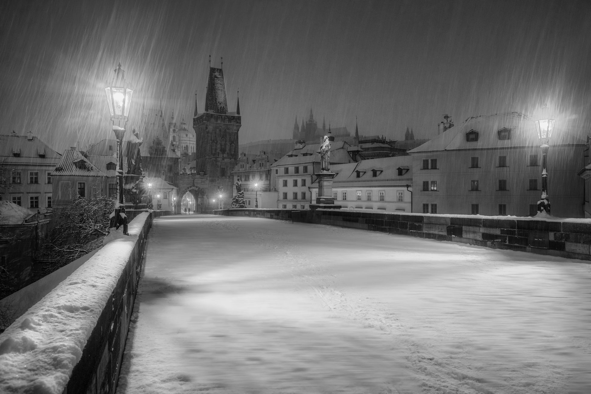 Richard Horák: Zasněžená Praha