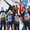MS v biatlonu 2021, smíšená štafeta: vítězní Norové