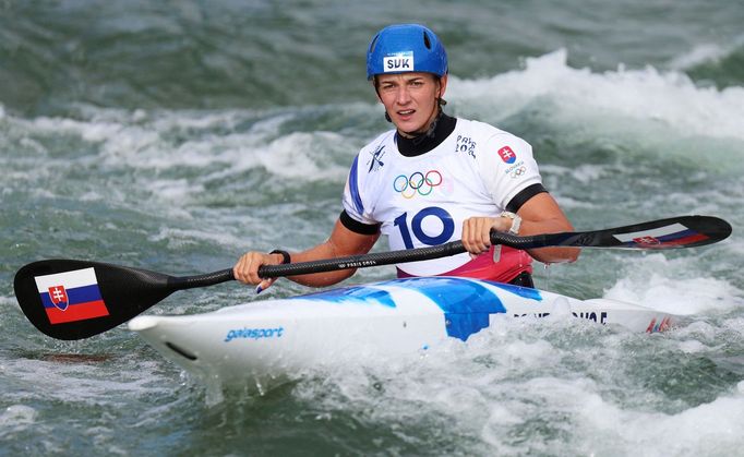 Slovenská kajakářka Eliška Mintálová na olympijských hrách v Paříži