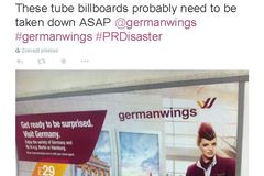 Připravte se na překvapeni, lákala reklama Germanwings