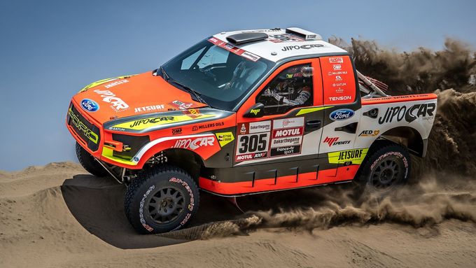 Martin Prokop na trati Rallye Dakar.