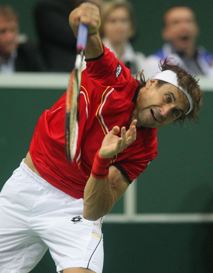 Finále Davis Cupu, zápas Radek Štěpánek - David Ferrer