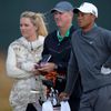 Lindsey Vonnová a Tiger Woods na British Open 2013