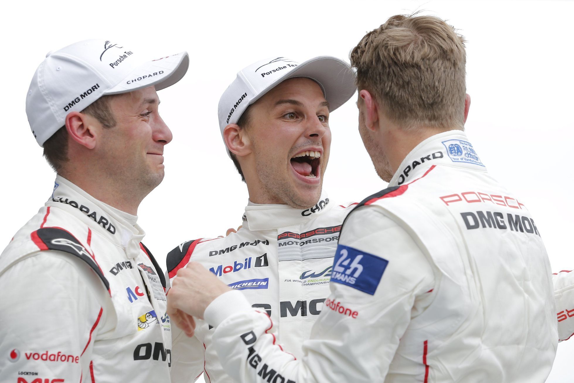24 h Le Mans 2015: Nick Tandy, Earl Bamber a Nico Hülkenberg