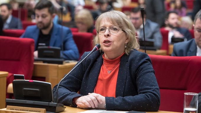 Zastupitelka za ODS a dosavadní radní za STAN Hana Kordová Marvanová není součástí nové koalice.