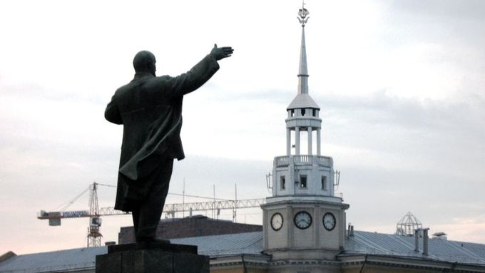 Socha Lenina ve Voroněži