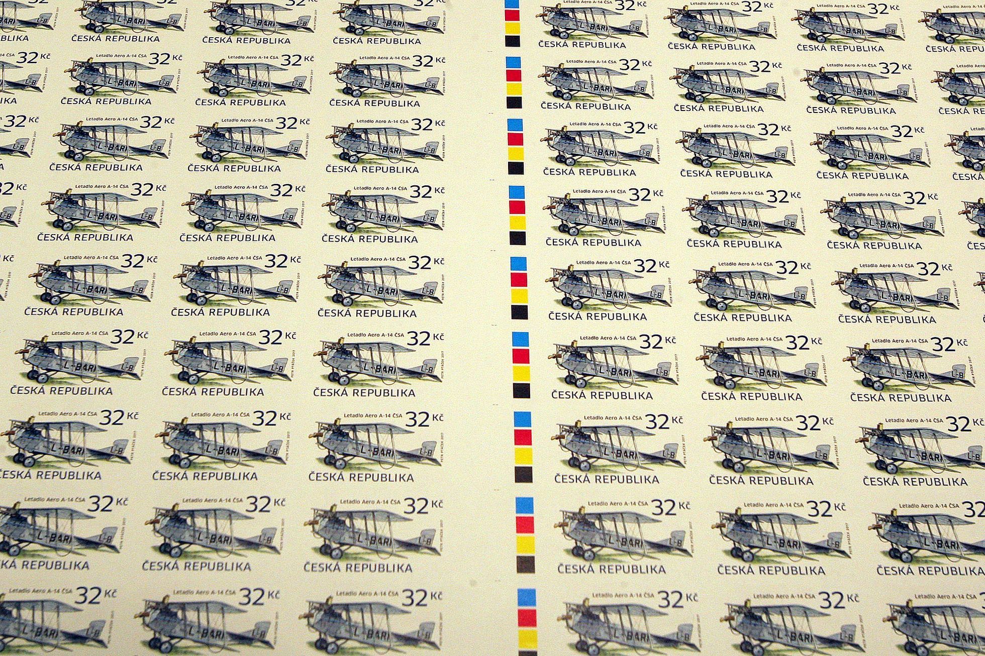 První poštovní známky roku 2017