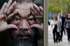 FOTO Aj Wej-wej vystavil pouta, kamery i mizející tradice