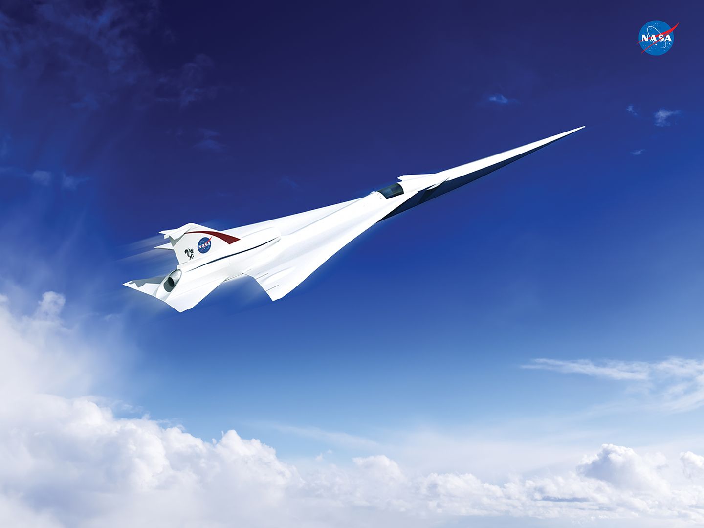 Vize nadzvukového letadla NASA